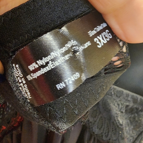 Black baby doll plus size 3X - Picture 7 of 13